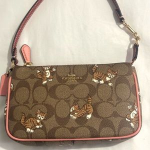 nwt coach Nolita 19 In Signature Canvas With Dancing Kitten Print